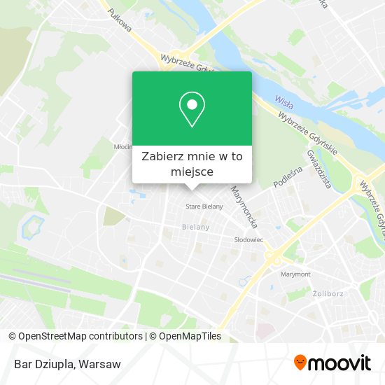 Mapa Bar Dziupla