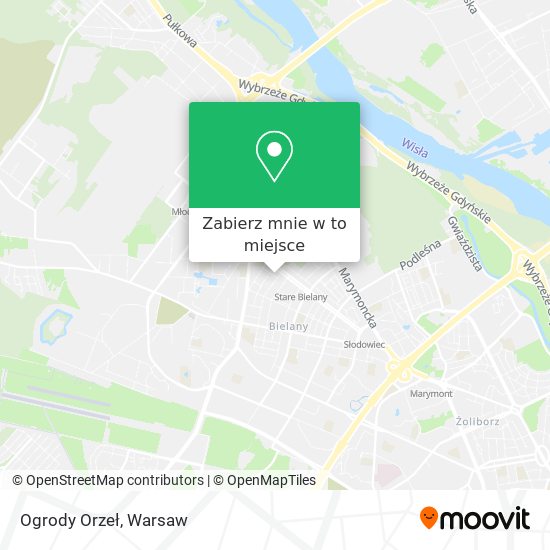 Mapa Ogrody Orzeł