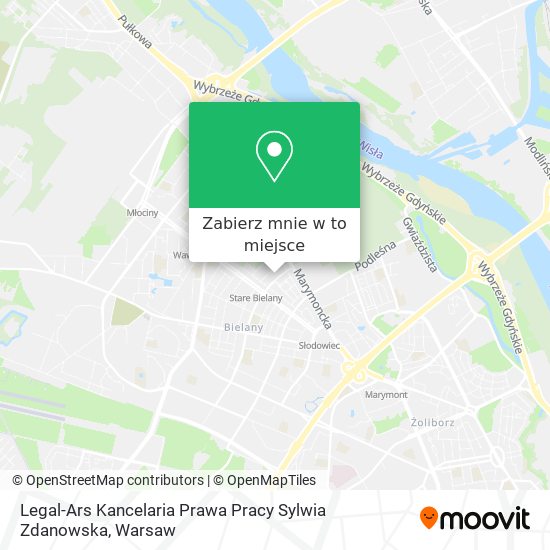 Mapa Legal-Ars Kancelaria Prawa Pracy Sylwia Zdanowska