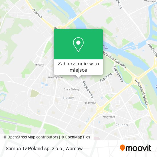 Mapa Samba Tv Poland sp. z o.o.