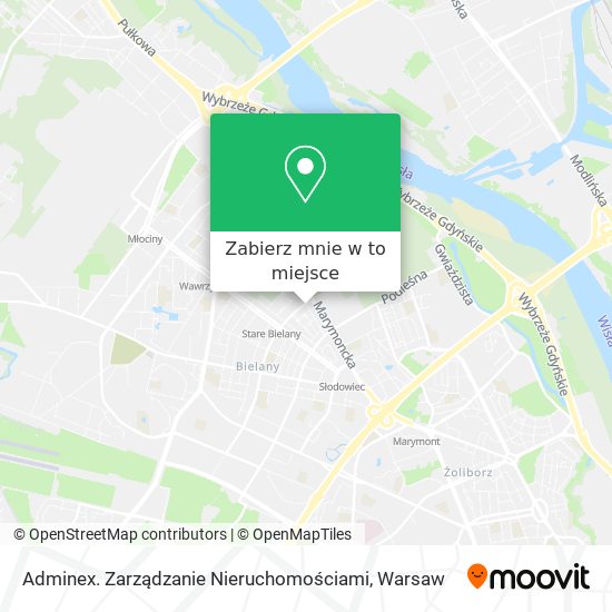 Mapa Adminex. Zarządzanie Nieruchomościami