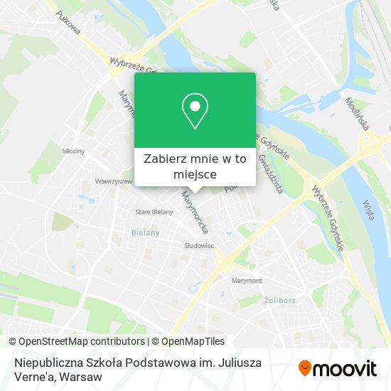 Mapa Niepubliczna Szkoła Podstawowa im. Juliusza Verne'a