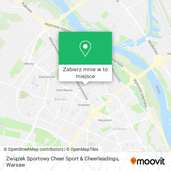 Mapa Związek Sportowy Cheer Sport & Cheerleadingu