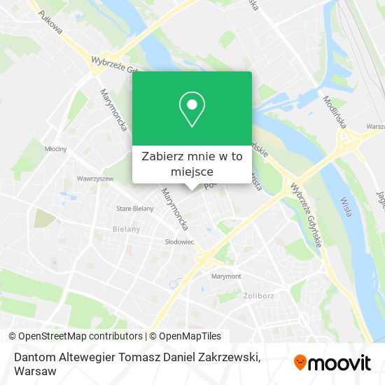 Mapa Dantom Altewegier Tomasz Daniel Zakrzewski