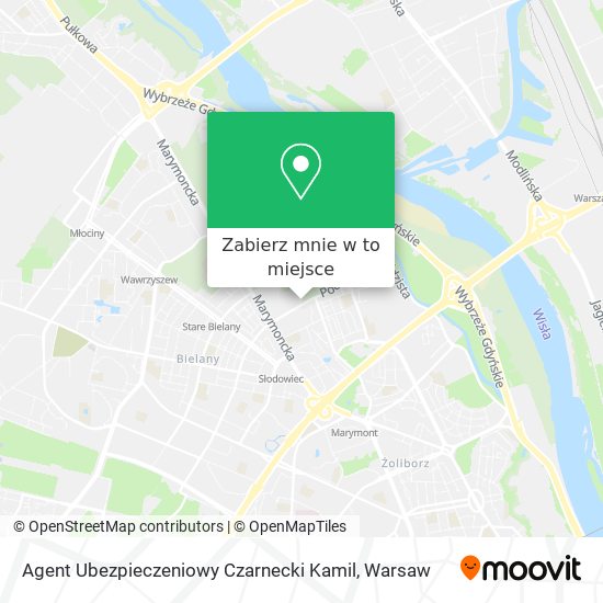 Mapa Agent Ubezpieczeniowy Czarnecki Kamil