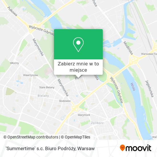 Mapa 'Summertime' s.c. Biuro Podróży