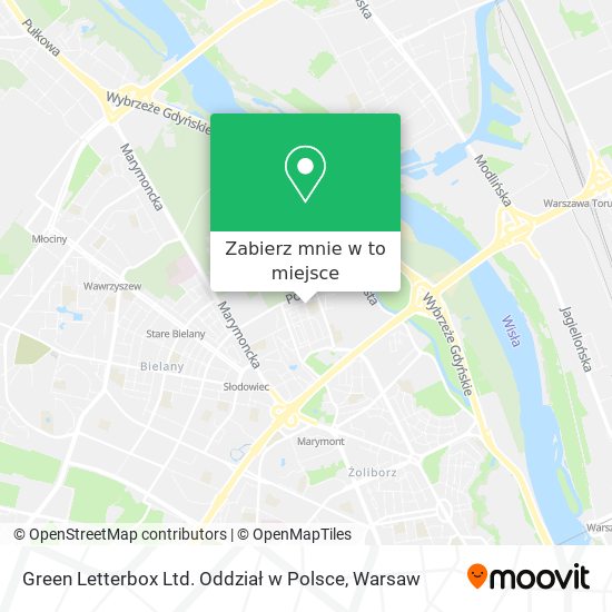 Mapa Green Letterbox Ltd. Oddział w Polsce