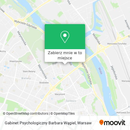 Mapa Gabinet Psychologiczny Barbara Wągiel