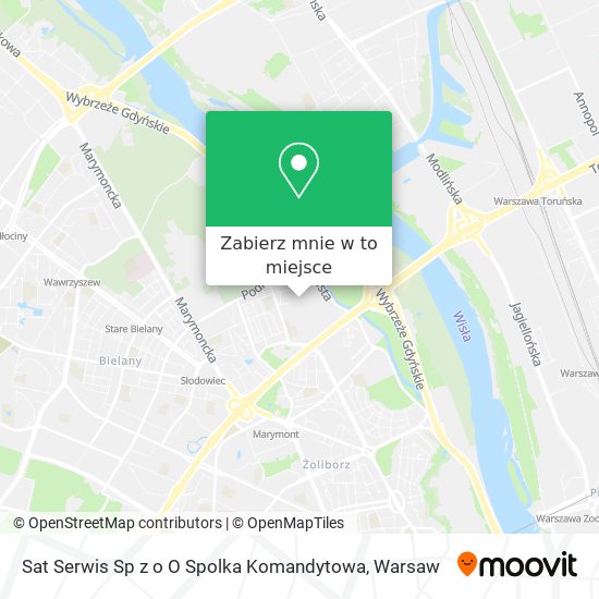 Mapa Sat Serwis Sp z o O Spolka Komandytowa