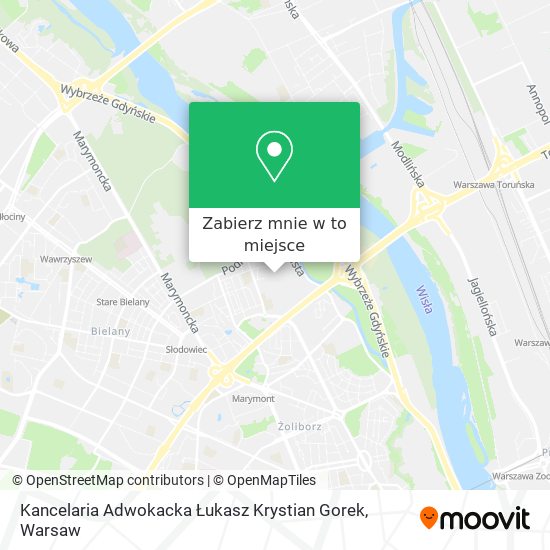 Mapa Kancelaria Adwokacka Łukasz Krystian Gorek