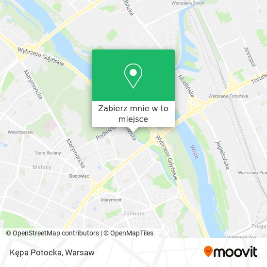 Mapa Kępa Potocka