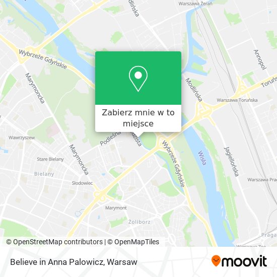 Mapa Believe in Anna Palowicz