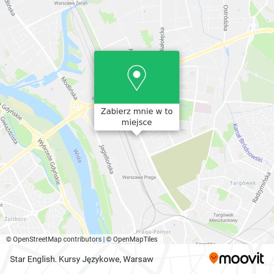 Mapa Star English. Kursy Językowe