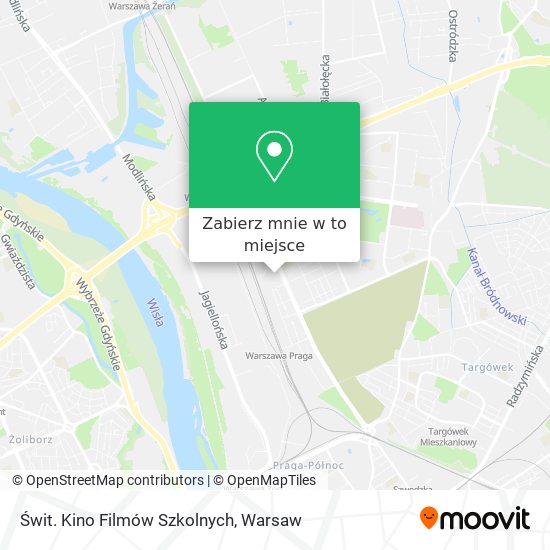 Mapa Świt. Kino Filmów Szkolnych