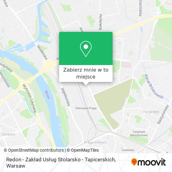 Mapa Redon - Zakład Usług Stolarsko - Tapicerskich