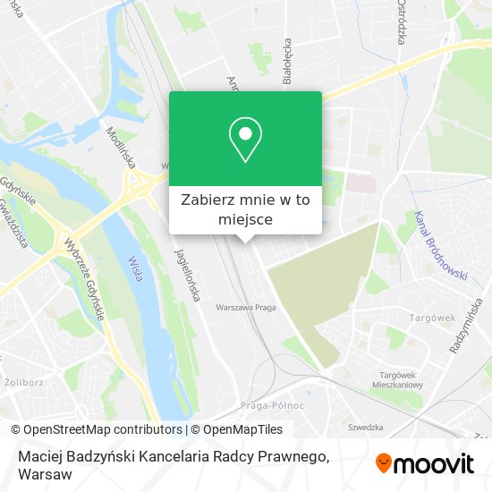 Mapa Maciej Badzyński Kancelaria Radcy Prawnego