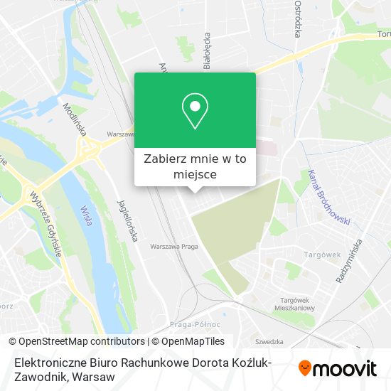 Mapa Elektroniczne Biuro Rachunkowe Dorota Koźluk-Zawodnik