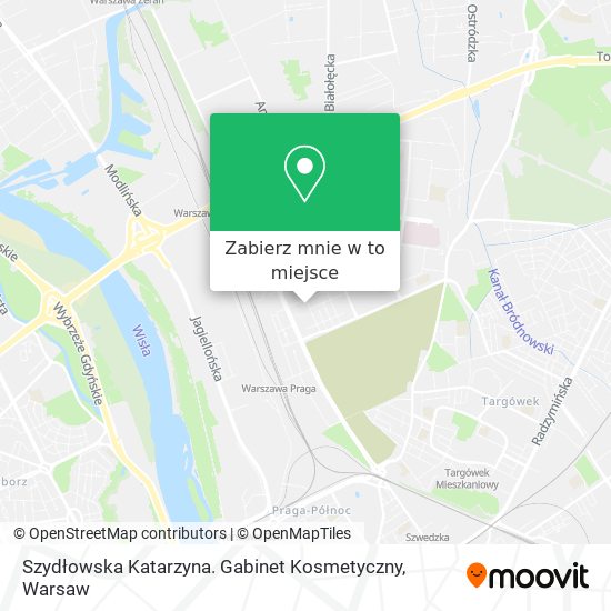 Mapa Szydłowska Katarzyna. Gabinet Kosmetyczny