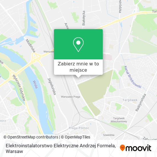 Mapa Elektroinstalatorstwo Elektryczne Andrzej Formela