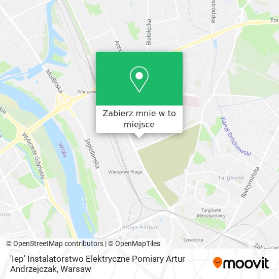 Mapa 'Iep' Instalatorstwo Elektryczne Pomiary Artur Andrzejczak