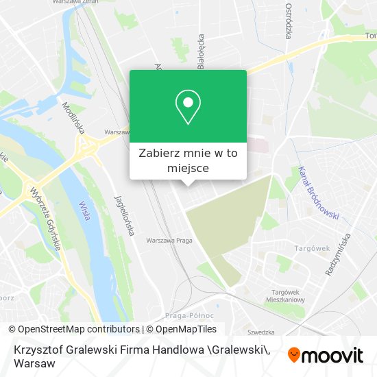 Mapa Krzysztof Gralewski Firma Handlowa \Gralewski\