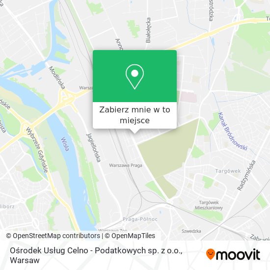 Mapa Ośrodek Usług Celno - Podatkowych sp. z o.o.