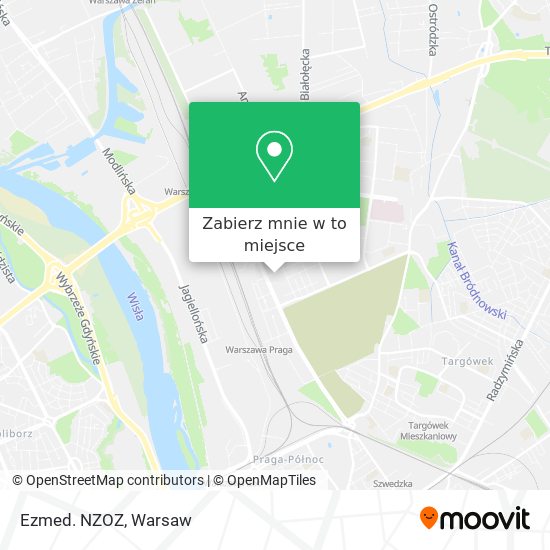 Mapa Ezmed. NZOZ