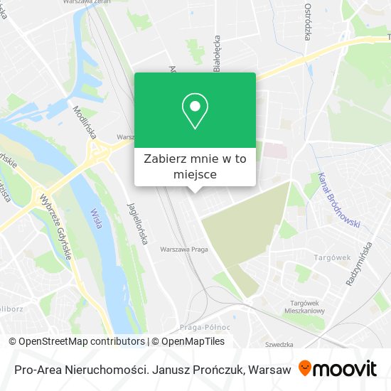 Mapa Pro-Area Nieruchomości. Janusz Prończuk