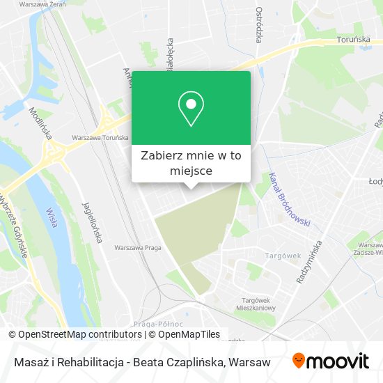 Mapa Masaż i Rehabilitacja - Beata Czaplińska