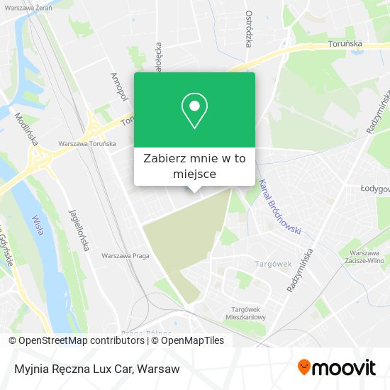 Mapa Myjnia Ręczna Lux Car