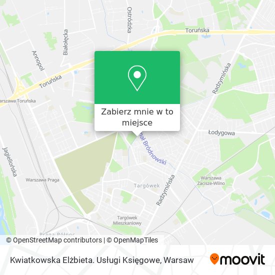 Mapa Kwiatkowska Elżbieta. Usługi Księgowe