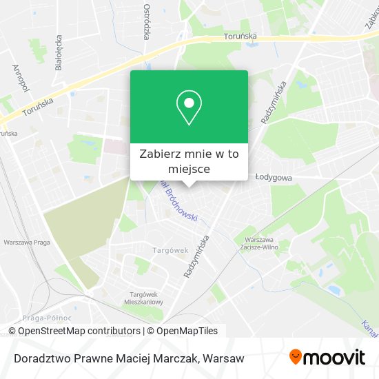 Mapa Doradztwo Prawne Maciej Marczak