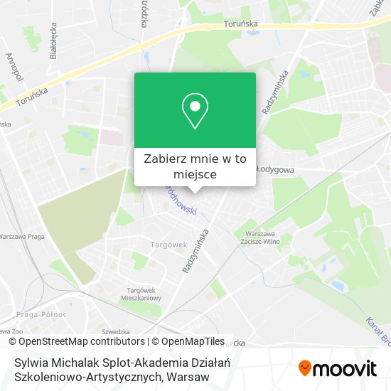 Mapa Sylwia Michalak Splot-Akademia Działań Szkoleniowo-Artystycznych