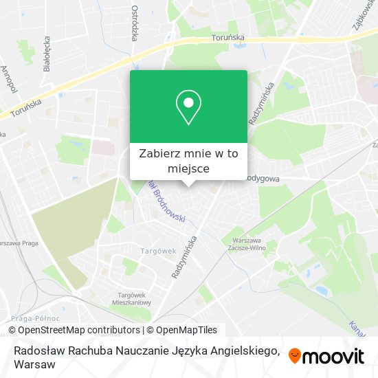 Mapa Radosław Rachuba Nauczanie Języka Angielskiego