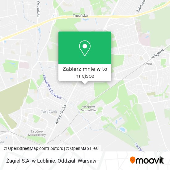 Mapa Żagiel S.A. w Lublinie. Oddział