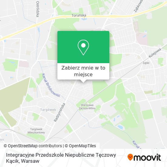 Mapa Integracyjne Przedszkole Niepubliczne Tęczowy Kącik