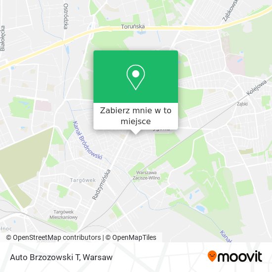 Mapa Auto Brzozowski T