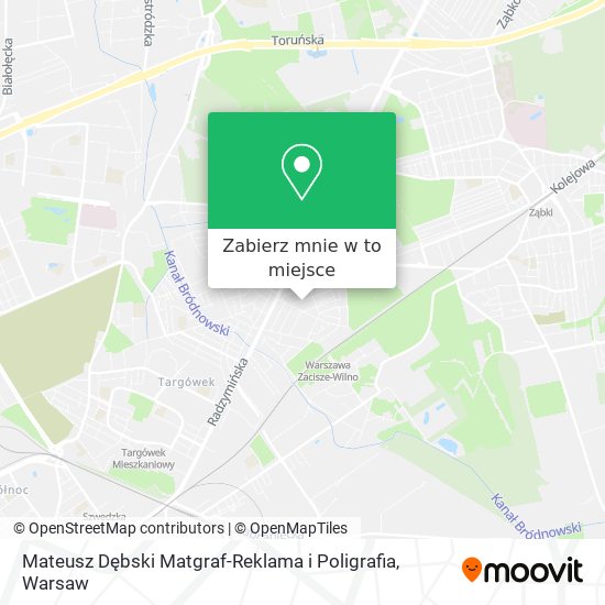 Mapa Mateusz Dębski Matgraf-Reklama i Poligrafia