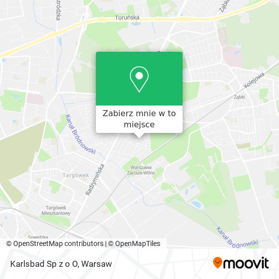 Mapa Karlsbad Sp z o O