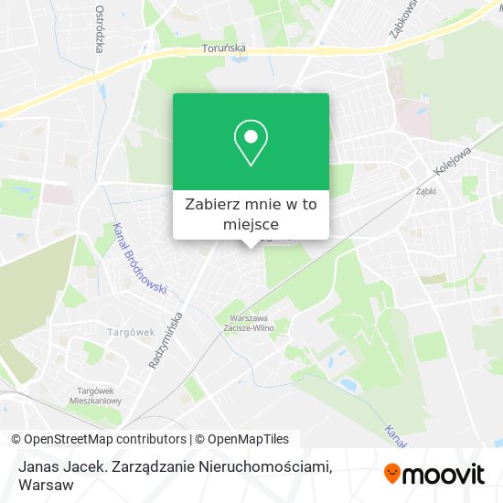 Mapa Janas Jacek. Zarządzanie Nieruchomościami