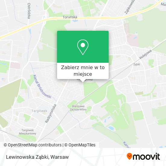 Mapa Lewinowska Ząbki