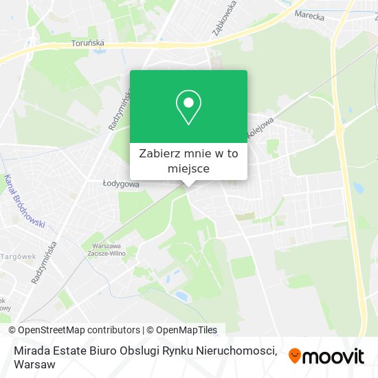 Mapa Mirada Estate Biuro Obslugi Rynku Nieruchomosci