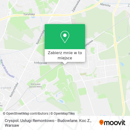 Mapa Cryspol. Usługi Remontowo - Budowlane. Koc Z.