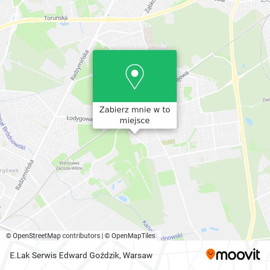 Mapa E.Lak Serwis Edward Goździk