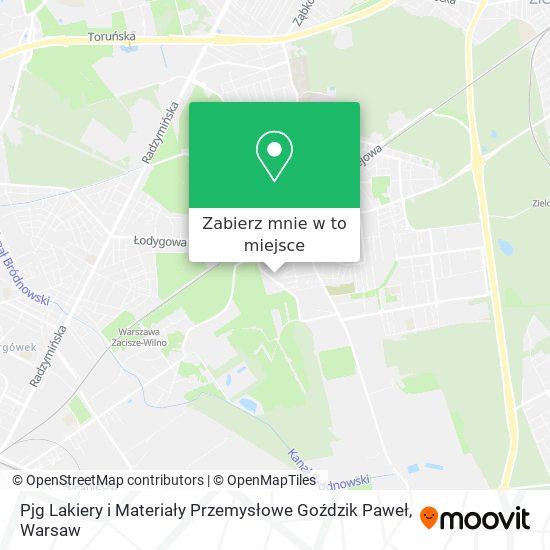 Mapa Pjg Lakiery i Materiały Przemysłowe Goździk Paweł