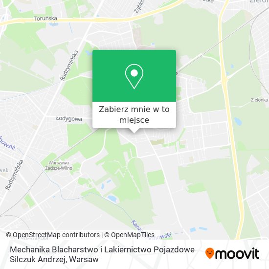 Mapa Mechanika Blacharstwo i Lakiernictwo Pojazdowe Silczuk Andrzej