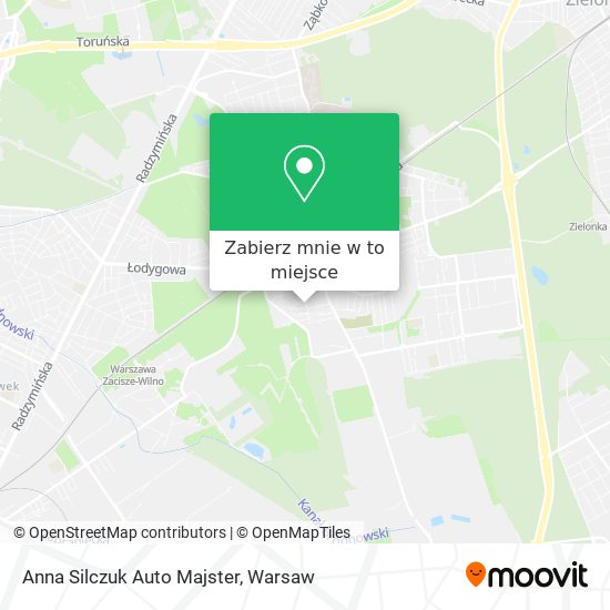 Mapa Anna Silczuk Auto Majster