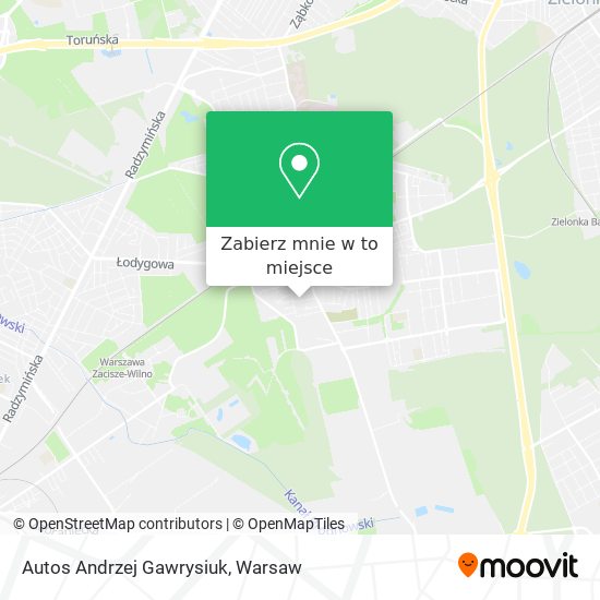 Mapa Autos Andrzej Gawrysiuk