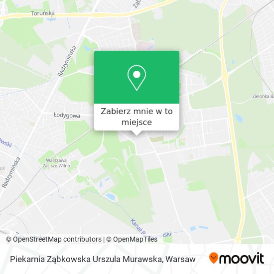 Mapa Piekarnia Ząbkowska Urszula Murawska