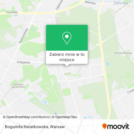 Mapa Bogumiła Kwiatkowska